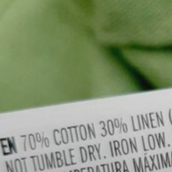 ENGLISH FACTORY / Smocked Ruffle Hem Puff Sleeve Mini Dress Green Sz M - Picture 14 of 14